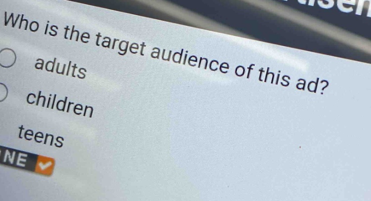 who is the target audience of this ad?\nadults\nchildren\nteens