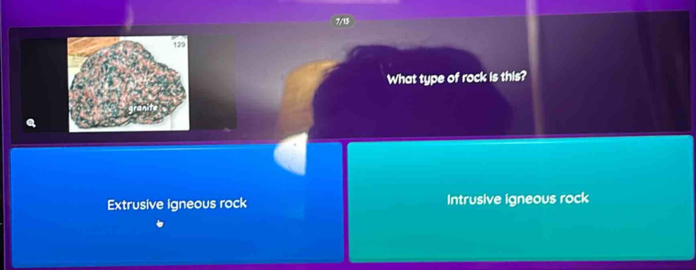 what type of rock is this? extrusive igneous rock intrusive igneous rock
