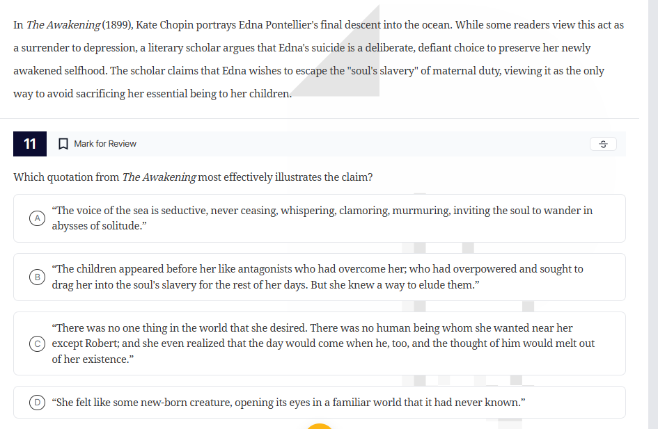 in the awakening (1899), kate chopin portrays edna pontelliers final de…