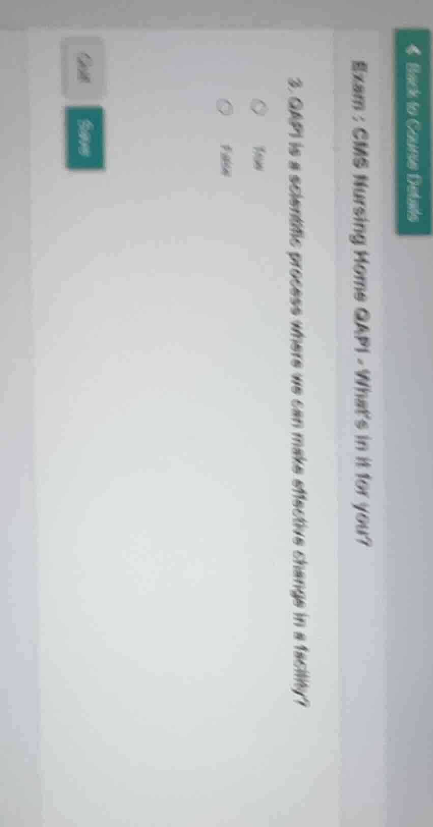 exam : cms nursing home qapi - whats in it for you? 3. qapi is a scient…