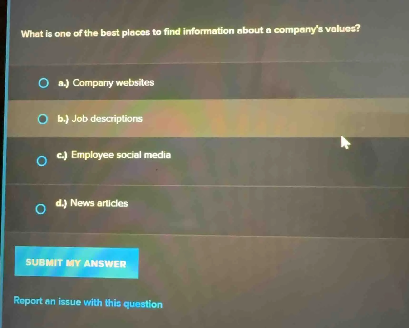 what is one of the best places to find information about a companys val…