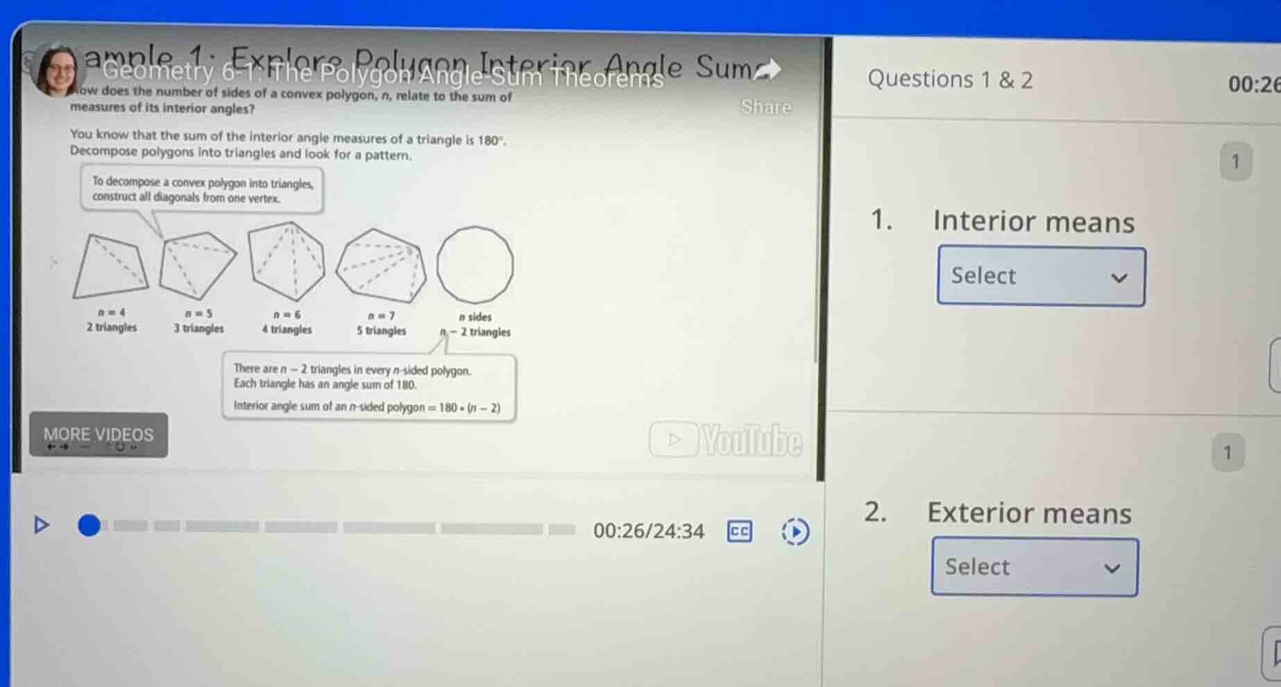 geometry 6 - 1: the polygon angle - sum theorems how does the number of…