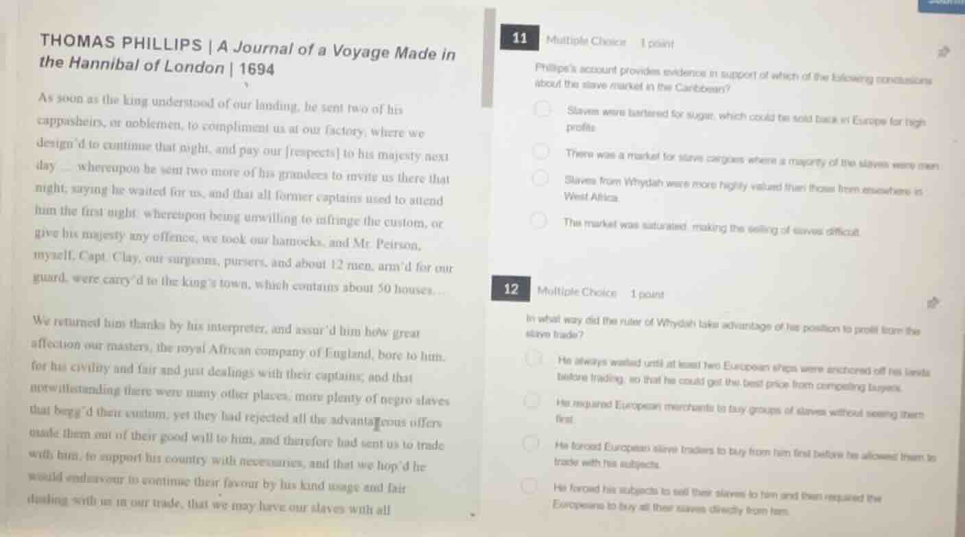 thomas phillips | a journal of a voyage made in the hannibal of london …