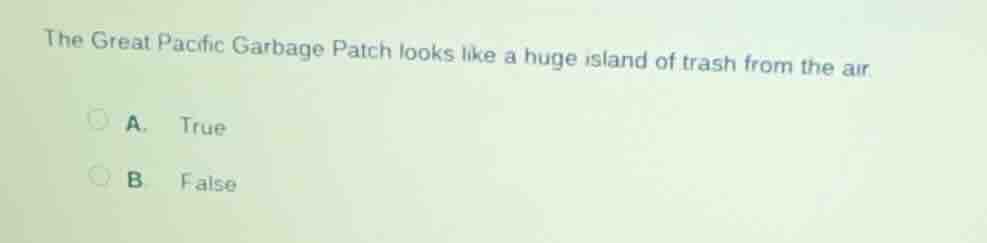 the great pacific garbage patch looks like a huge island of trash from …
