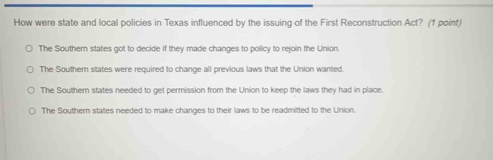 how were state and local policies in texas influenced by the issuing of…