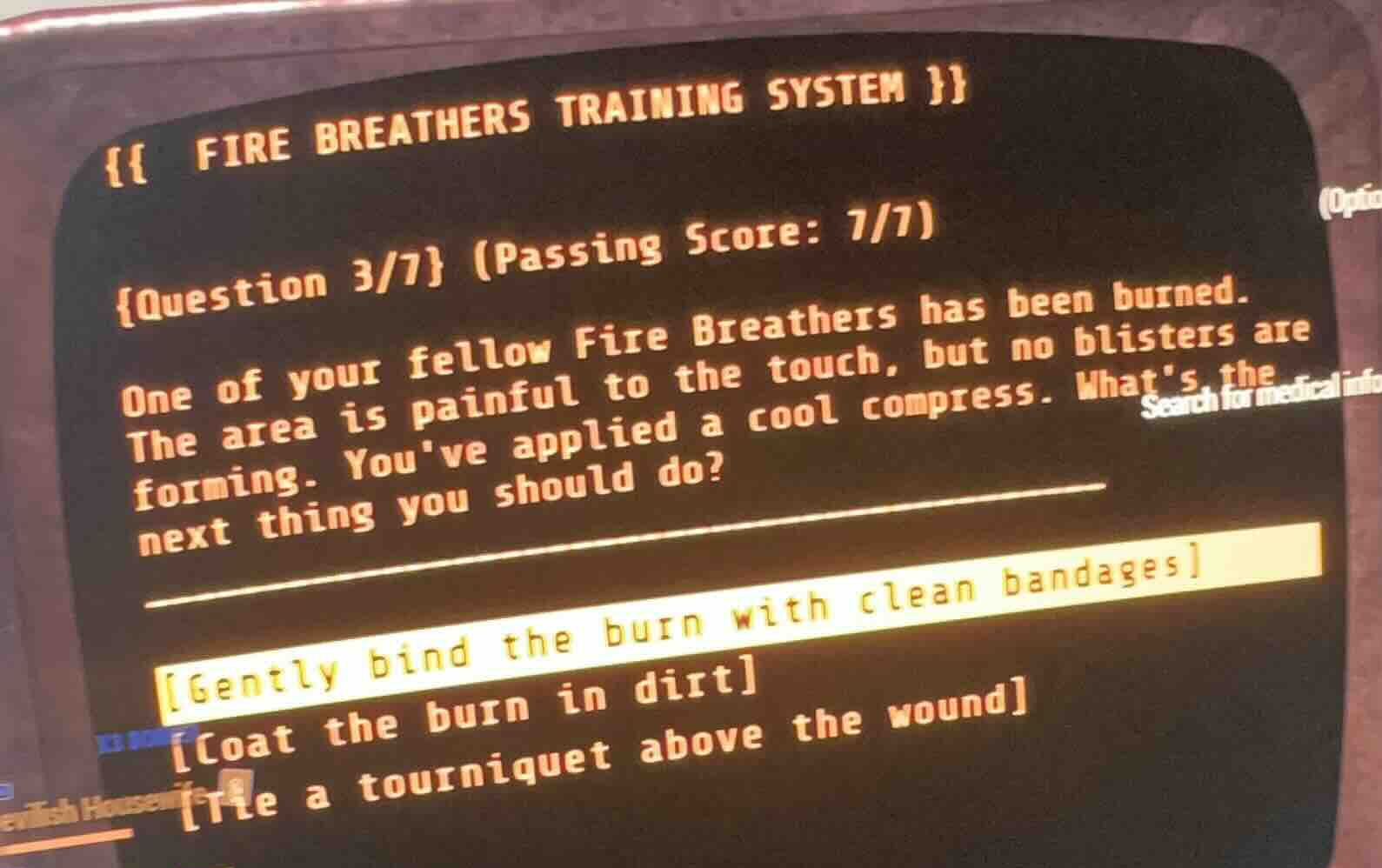 {{ fire breathers training system }} {question 3/7} (passing score: 7/7…