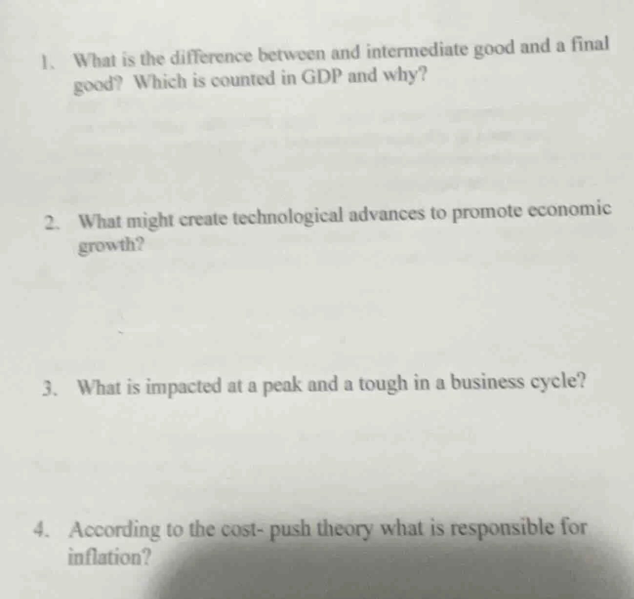 1. what is the difference between and intermediate good and a final goo…