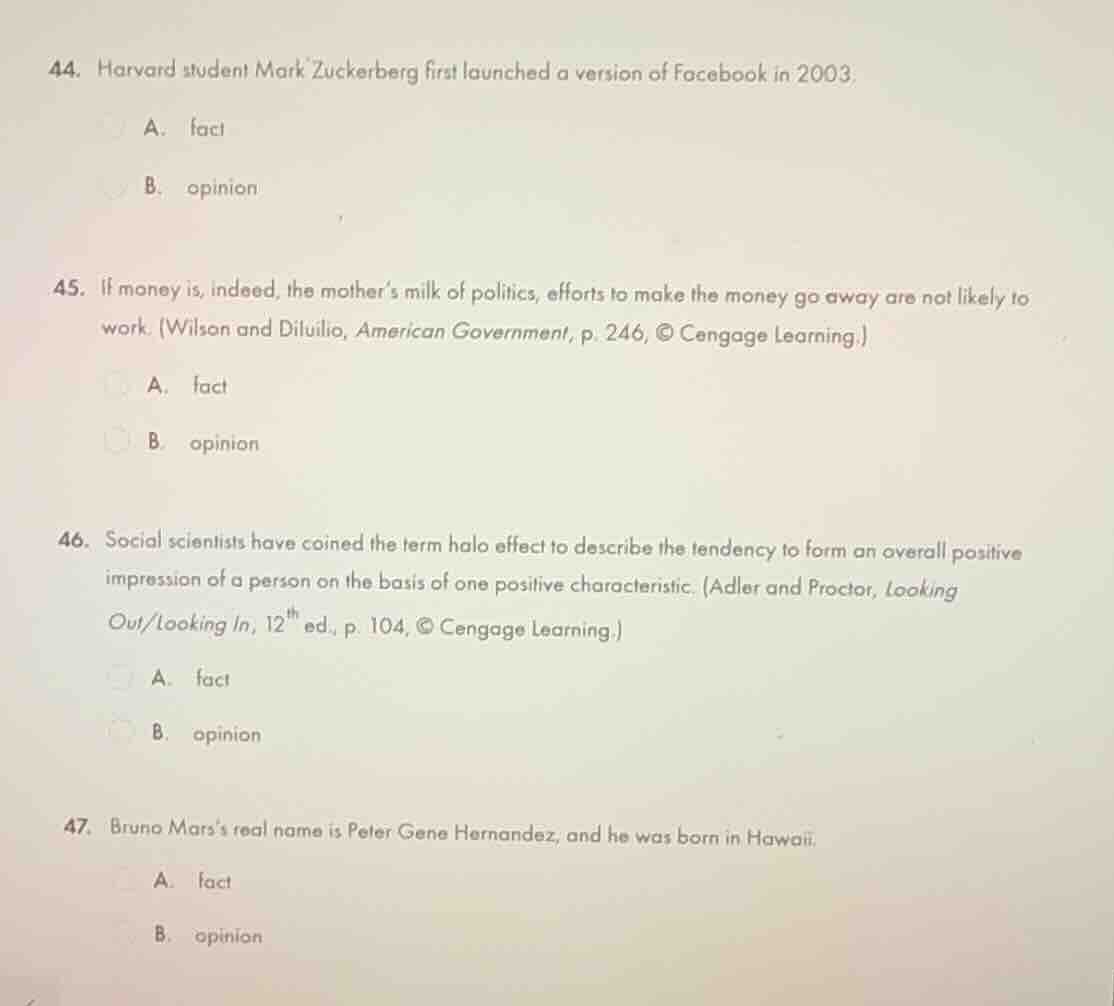 44. harvard student mark zuckerberg first launched a version of faceboo…