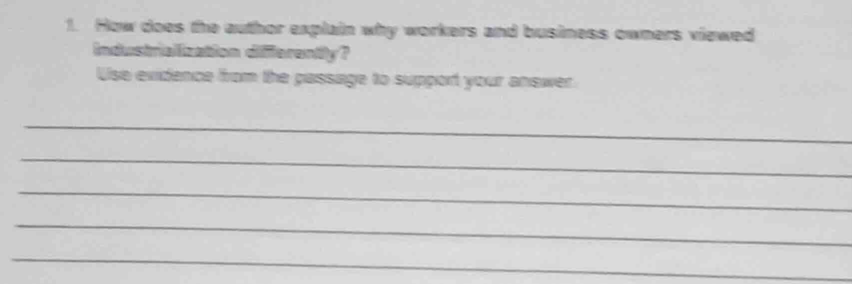 1. how does the author explain why workers and business owners viewed i…