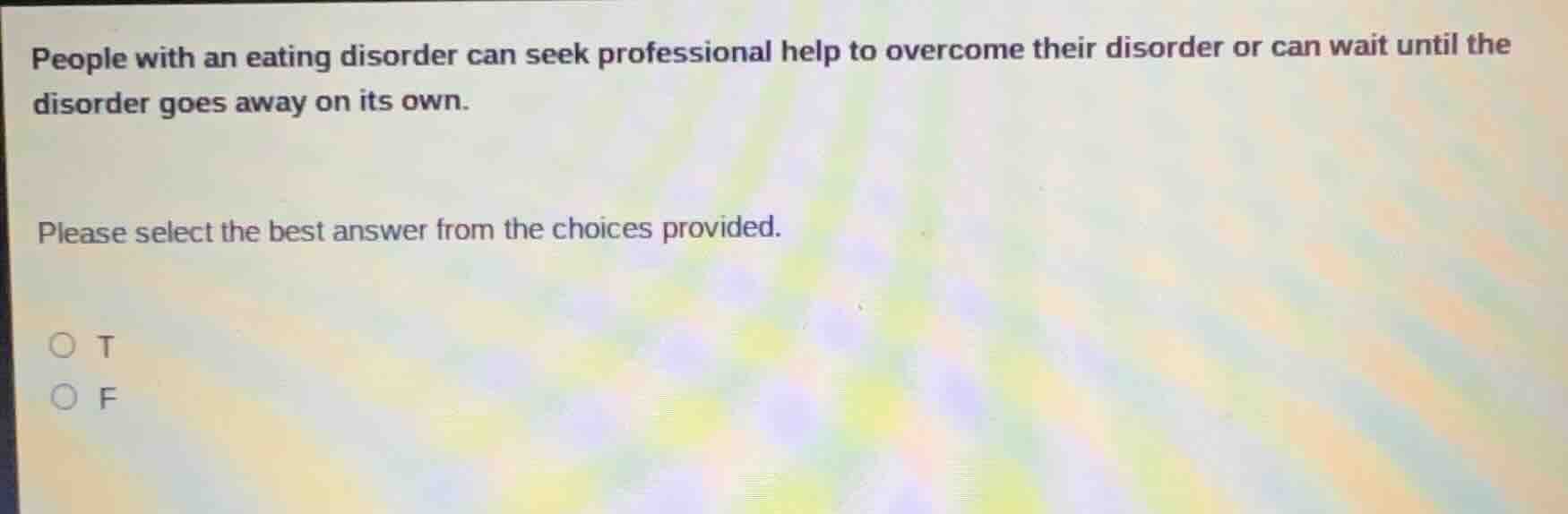 people with an eating disorder can seek professional help to overcome t…
