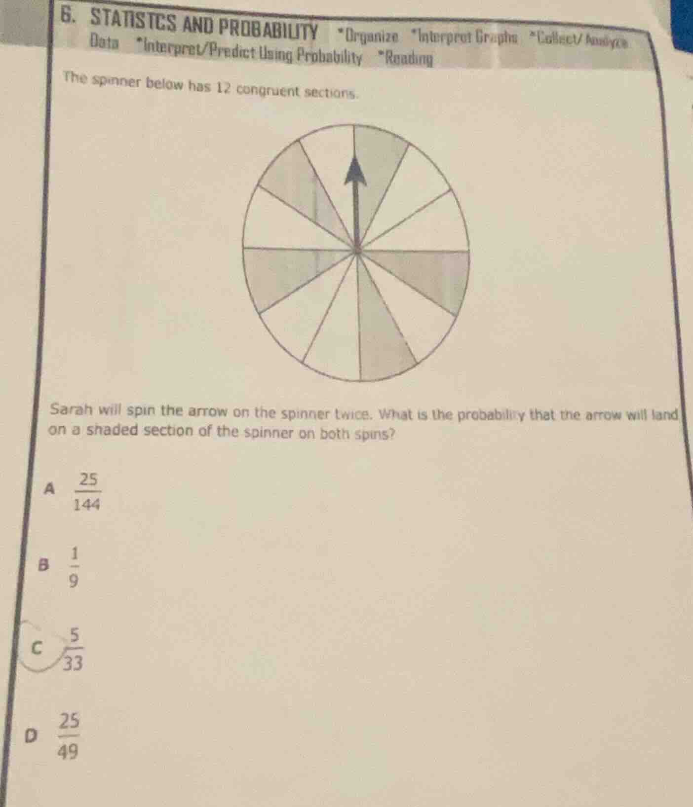 6. statistics and probability *organize *interpret graphs *collect/anal…