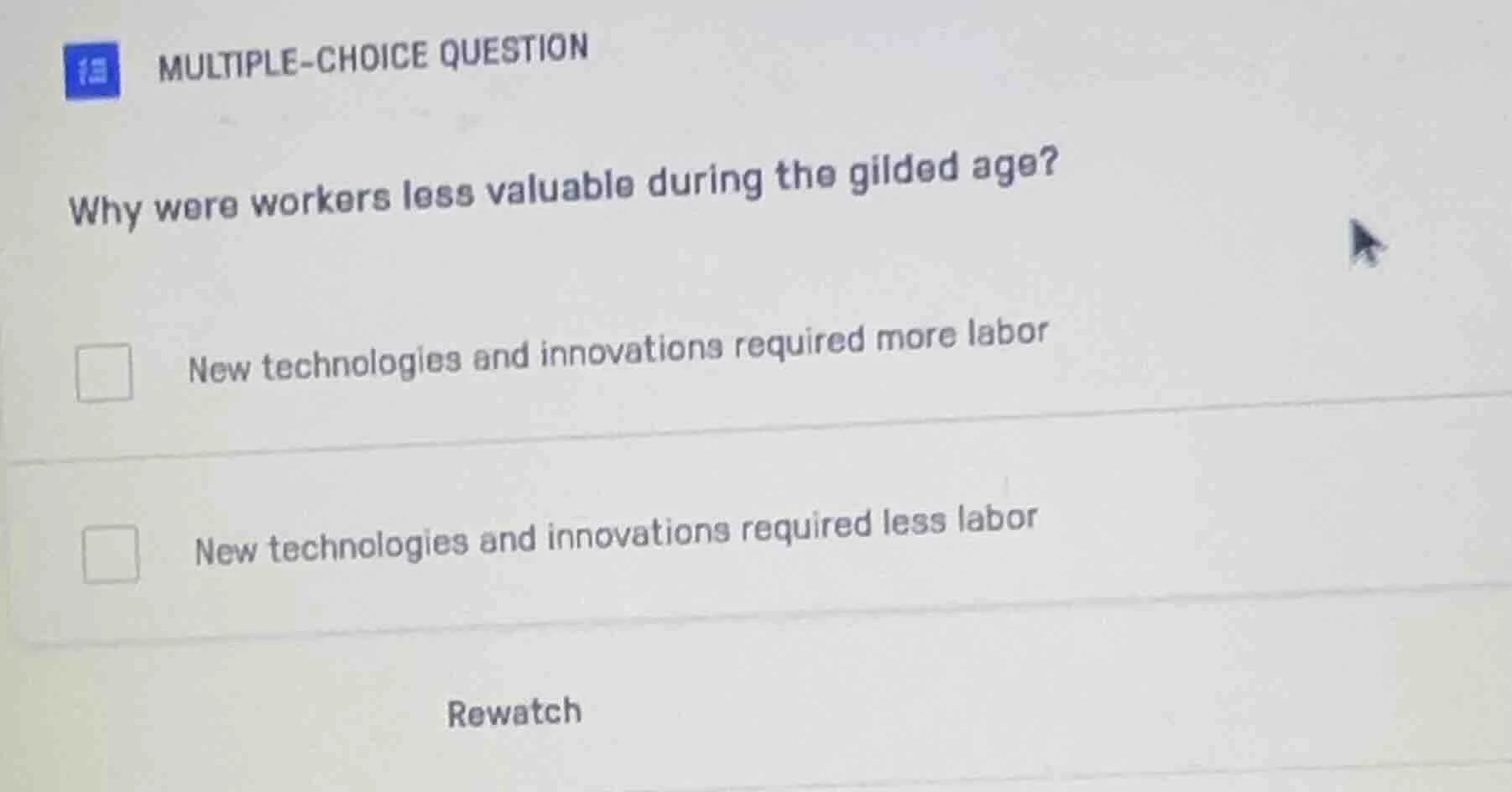multiple-choice question why were workers less valuable during the gild…
