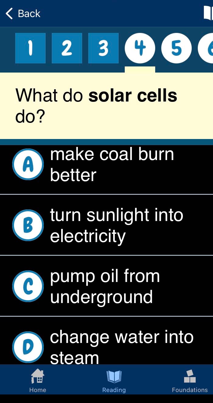 what do solar cells do? a make coal burn better b turn sunlight into el…