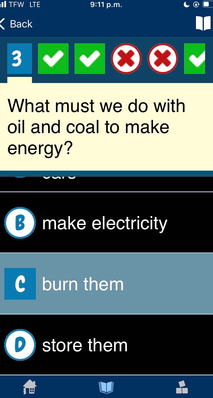 what must we do with oil and coal to make energy? b make electricity c …