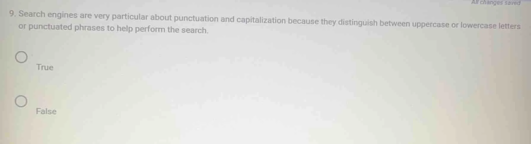 9. search engines are very particular about punctuation and capitalizat…