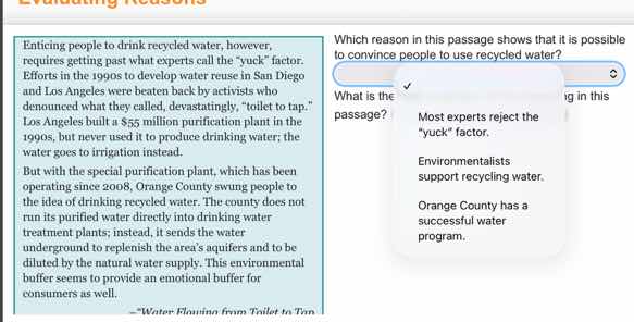 enticing people to drink recycled water, however, requires getting past…