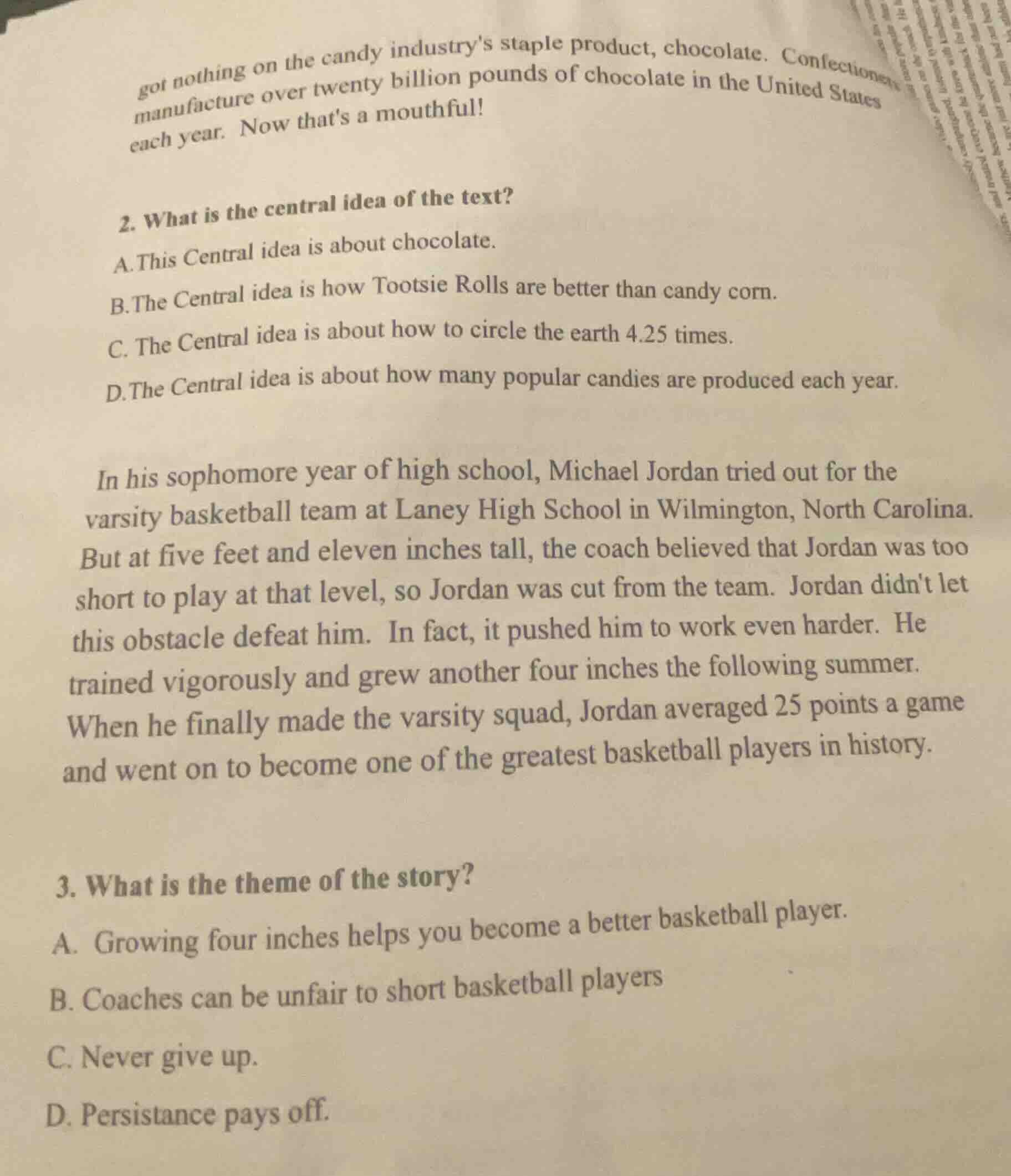 got nothing on the candy industrys staple product, chocolate. confectio…