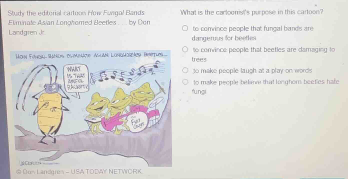 study the editorial cartoon how fungal bands eliminate asian longhorned…