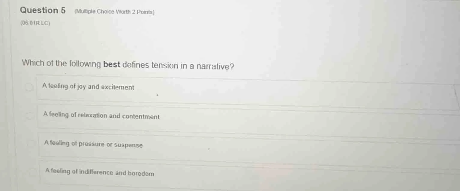 question 5 (multiple choice worth 2 points) (06.01r lc) which of the fo…