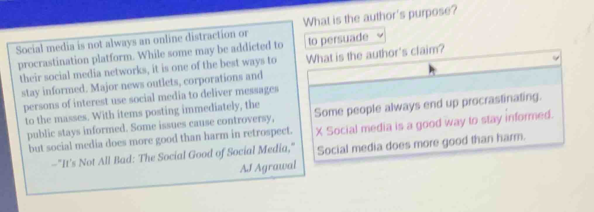 social media is not always an online distraction or procrastination pla…