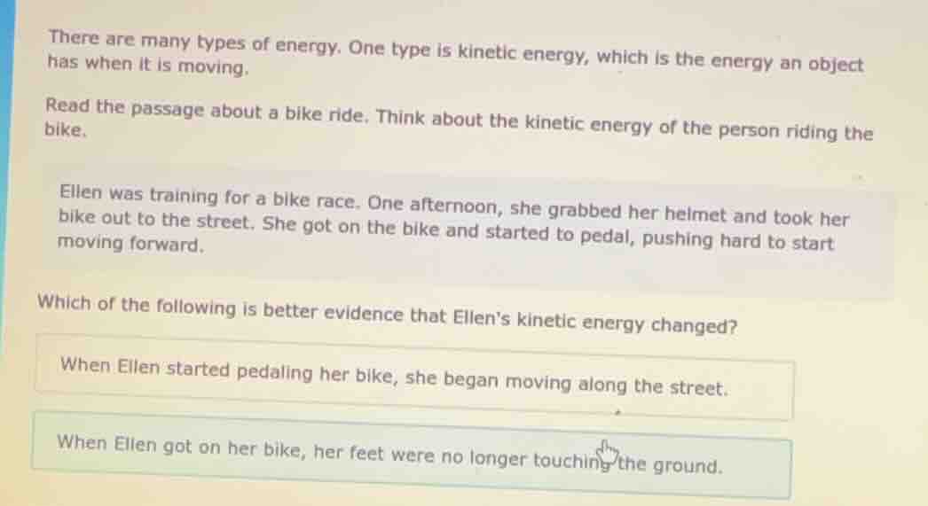 there are many types of energy. one type is kinetic energy, which is th…