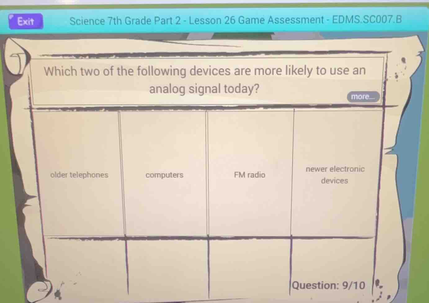 which two of the following devices are more likely to use an analog sig…