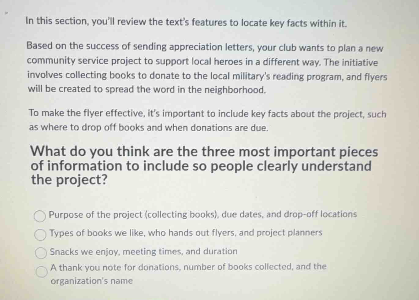 in this section, youll review the texts features to locate key facts wi…
