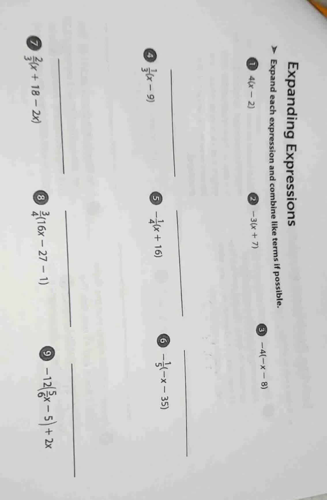 expanding expressions expand each expression and combine like terms if …