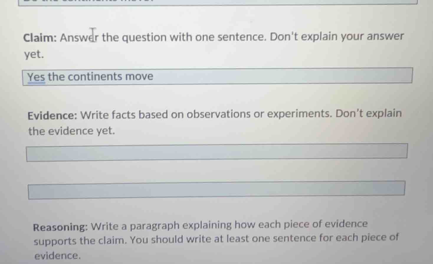 claim: answer the question with one sentence. dont explain your answer …