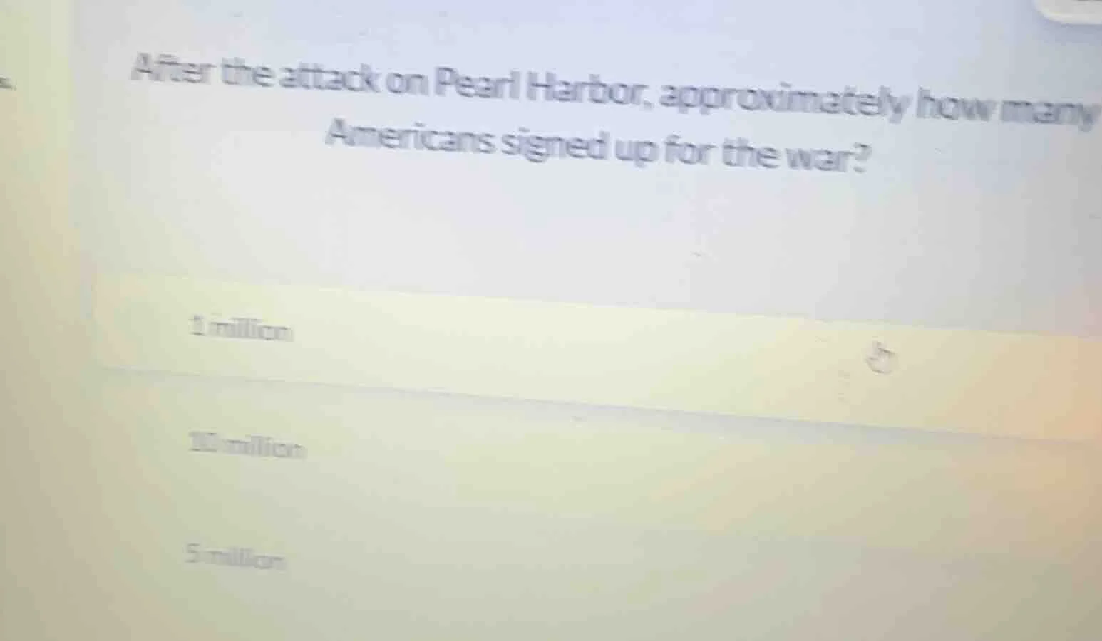 after the attack on pearl harbor, approximately how many americans sign…