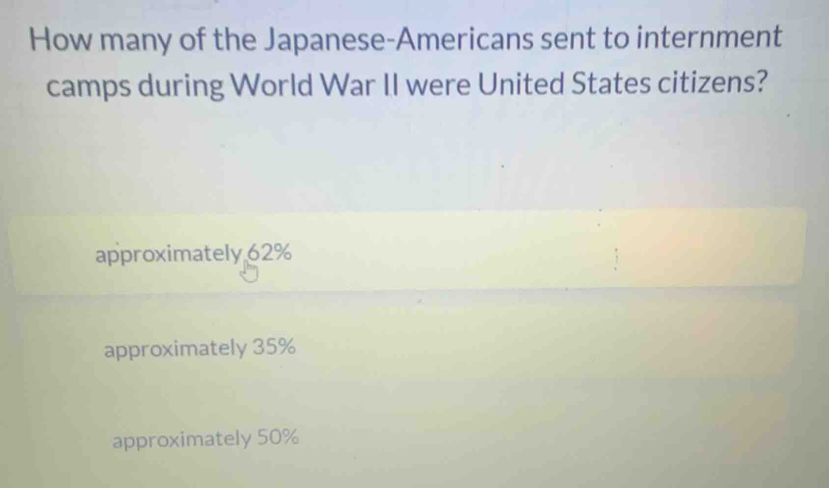 how many of the japanese-americans sent to internment camps during worl…
