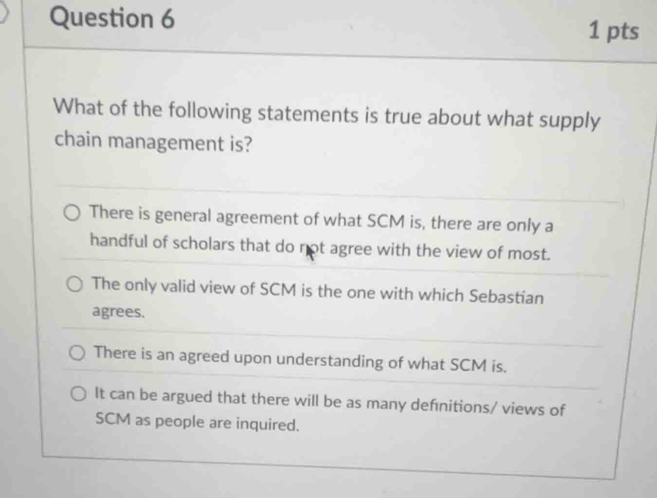 question 6 1 pts what of the following statements is true about what su…