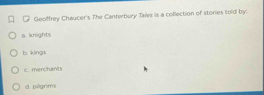 geoffrey chaucers the canterbury tales is a collection of stories told …