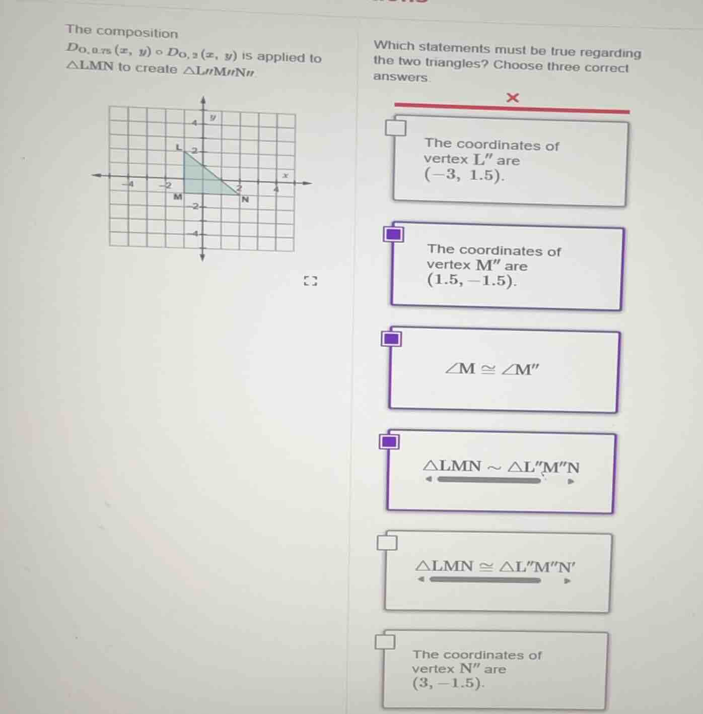 the composition $d_{o,0.75}(x,y) \\circ d_{o,2}(x,y)$ is applied to $\\…