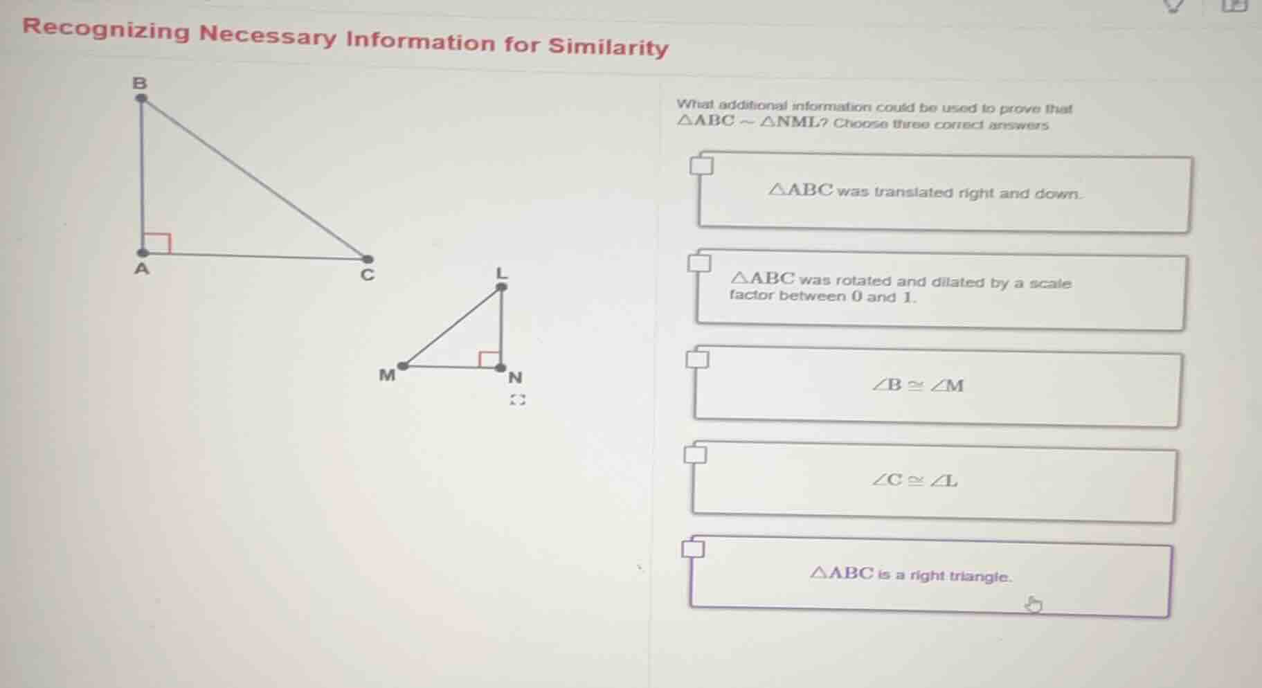 recognizing necessary information for similarity what additional inform…