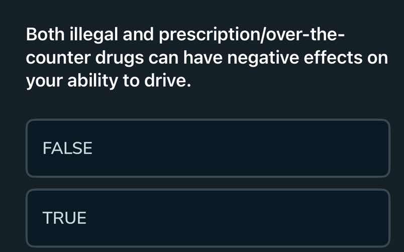both illegal and prescription/over-the-counter drugs can have negative …