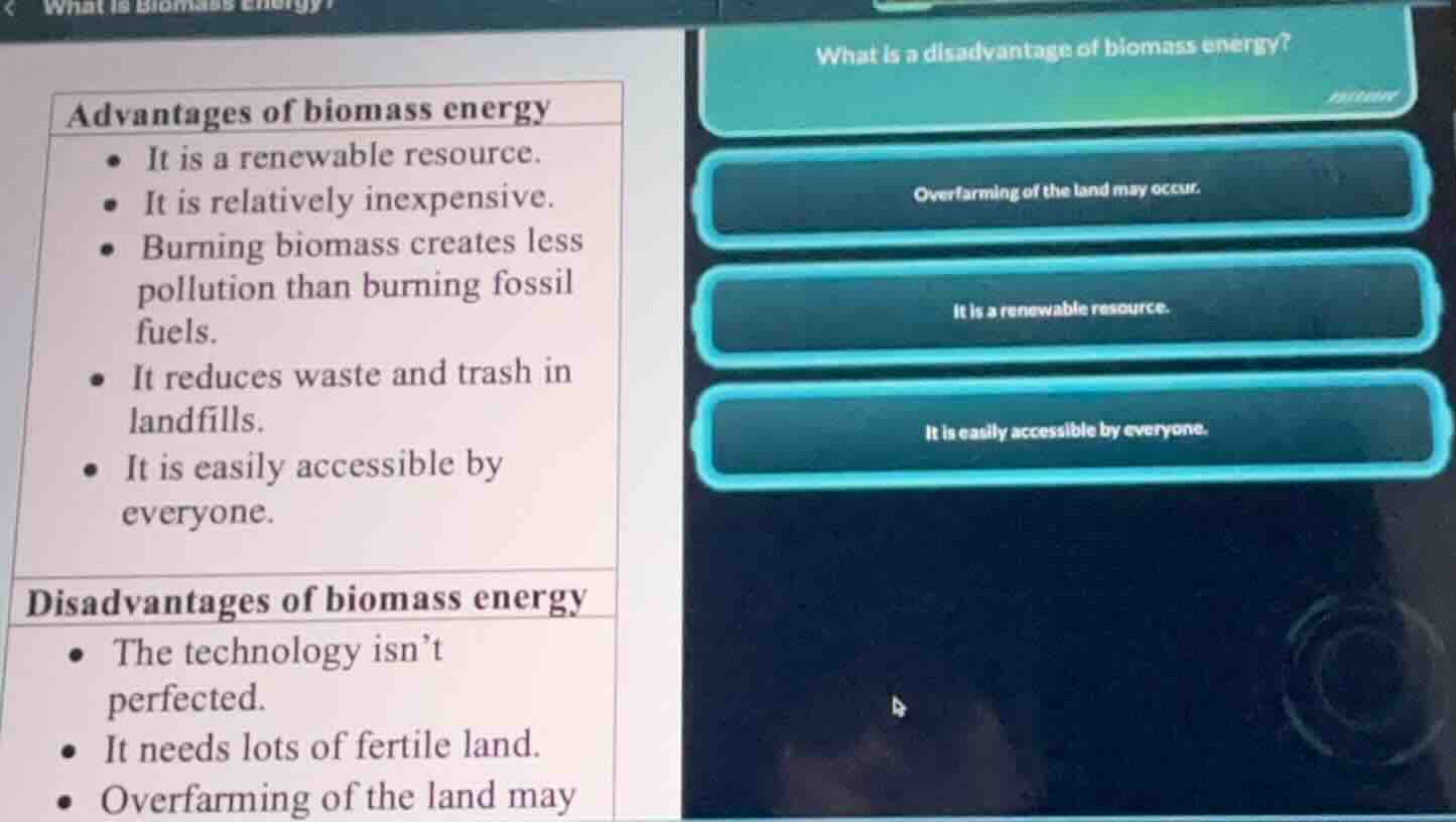 advantages of biomass energy - it is a renewable resource. - it is rela…