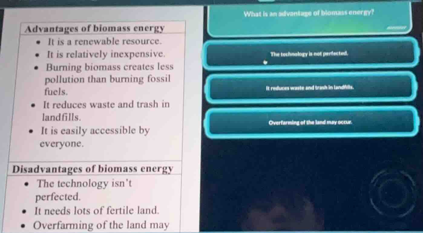 advantages of biomass energy - it is a renewable resource. - it is rela…