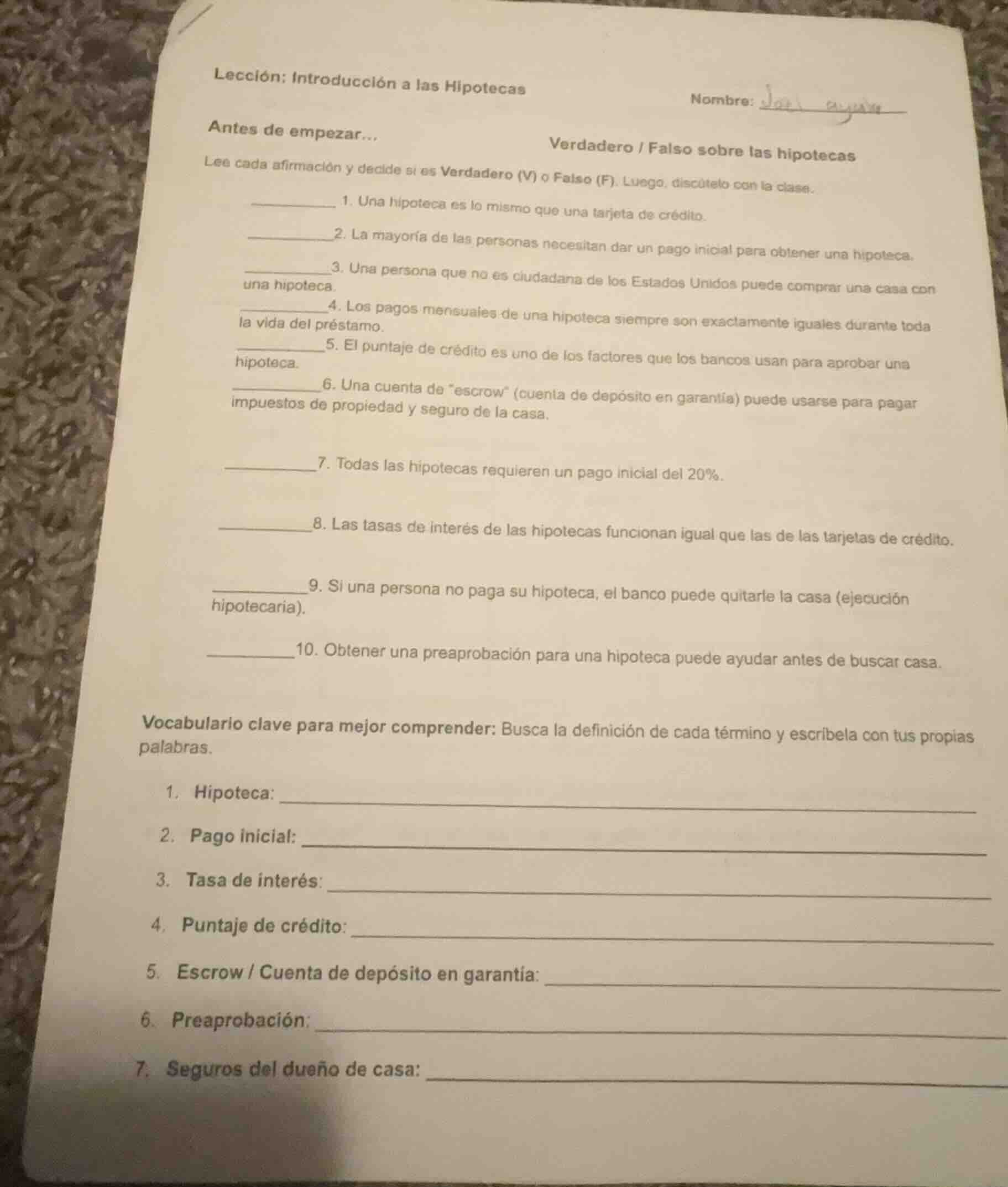 lección: introducción a las hipotecas nombre: antes de empezar...\t\t\t…