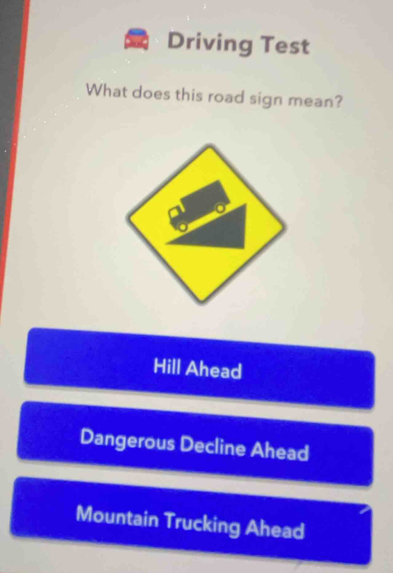 driving test what does this road sign mean? road sign image: yellow dia…