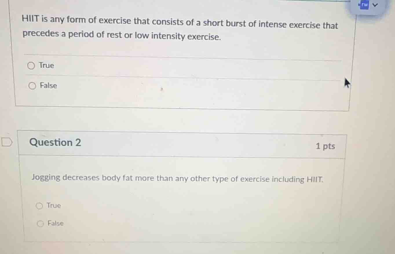 hiit is any form of exercise that consists of a short burst of intense …