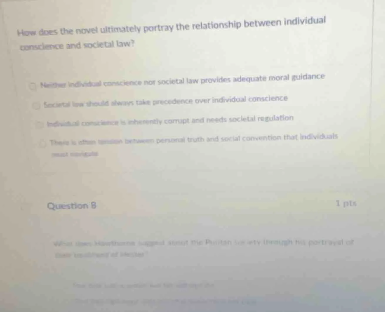 how does the novel ultimately portray the relationship between individu…
