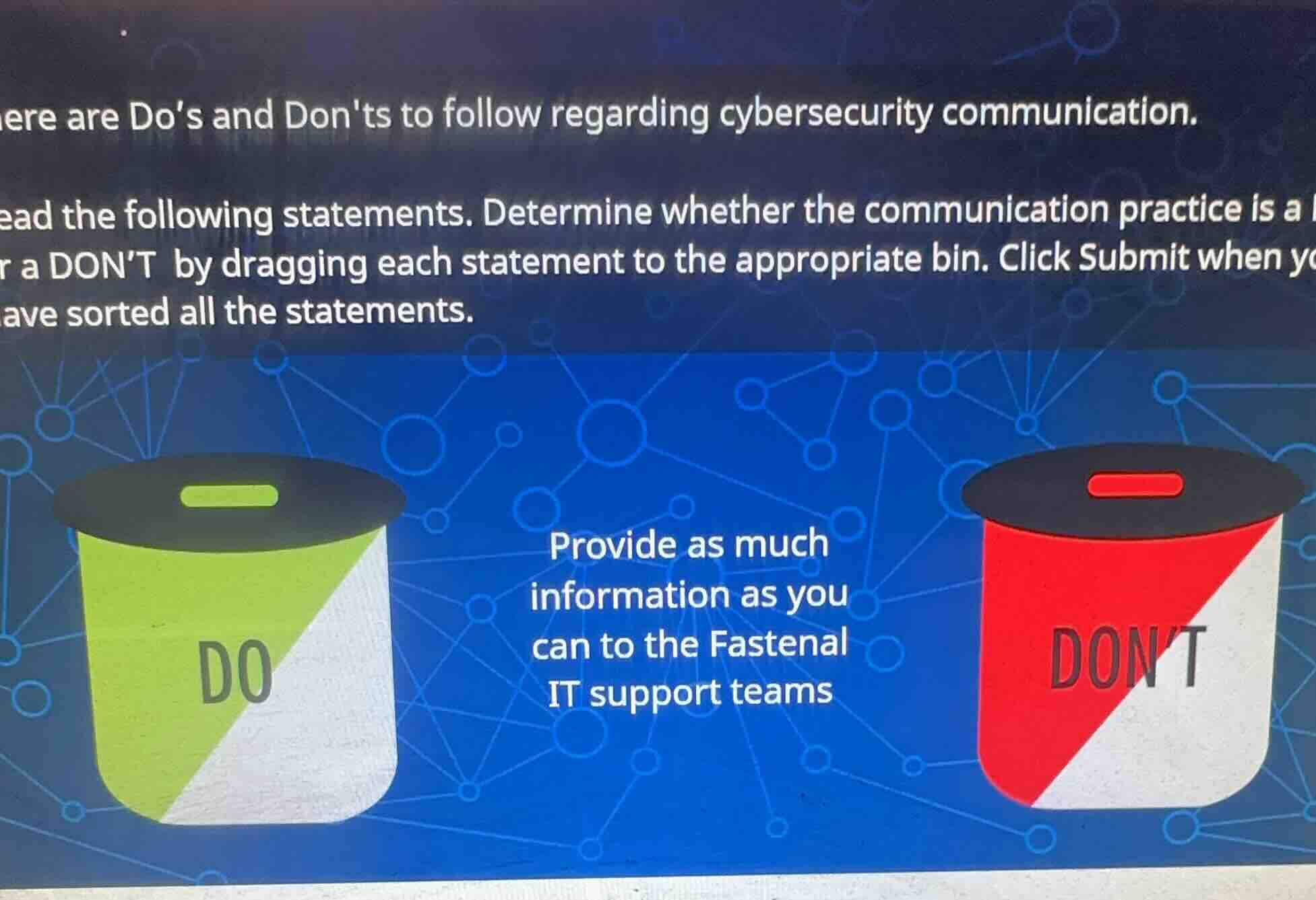 here are do’s and don’ts to follow regarding cybersecurity communicatio…