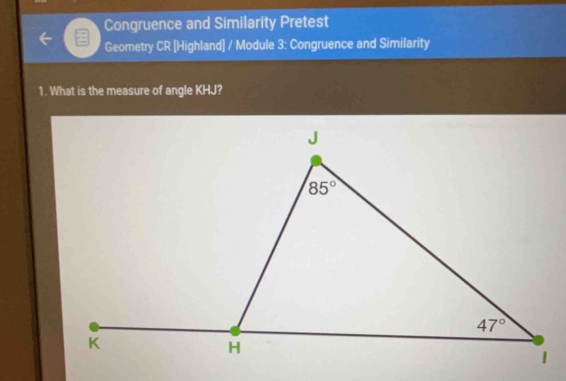 congruence and similarity pretest geometry cr highland / module 3: cong…