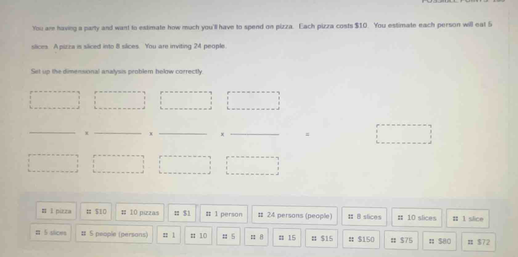 you are having a party and want to estimate how much youll have to spen…