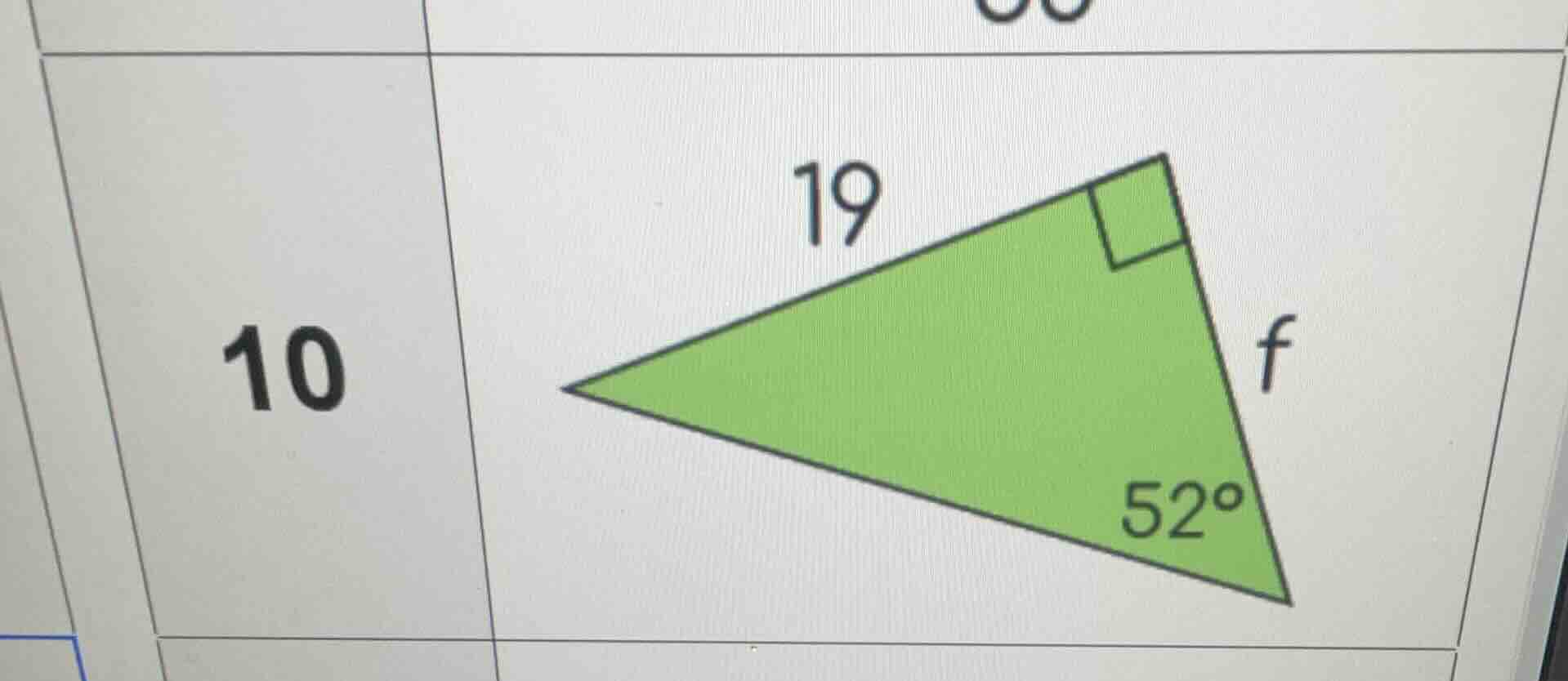 there is a right - angled triangle (the right angle is marked). one of …