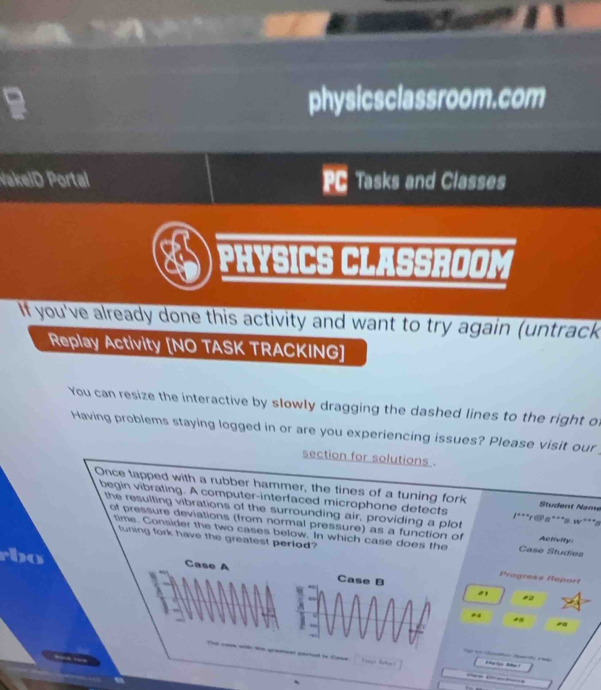 if youve already done this activity and want to try again (untrack repl…