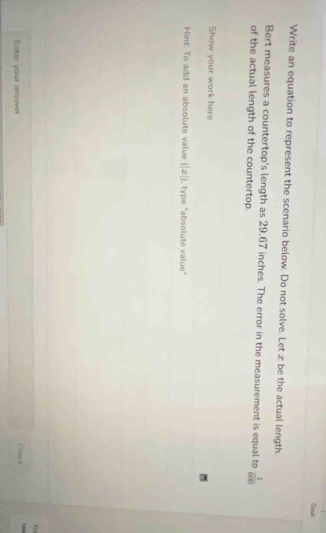 write an equation to represent the scenario below. do not solve. let x …