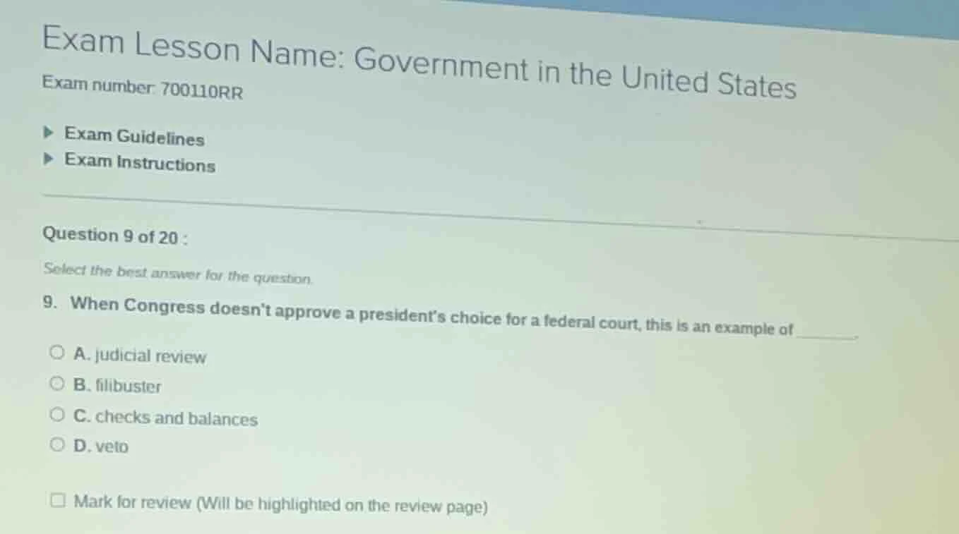 exam lesson name: government in the united states exam number: 700110rr…
