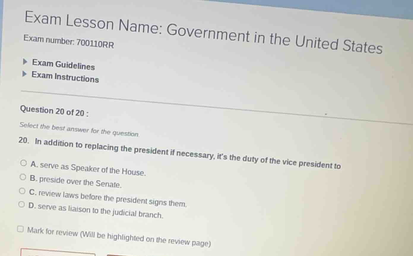 exam lesson name: government in the united states exam number: 700110rr…